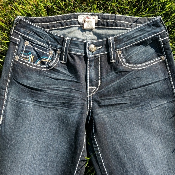 PRVCY bootcut denim jeans 28 - Picture 3 of 8